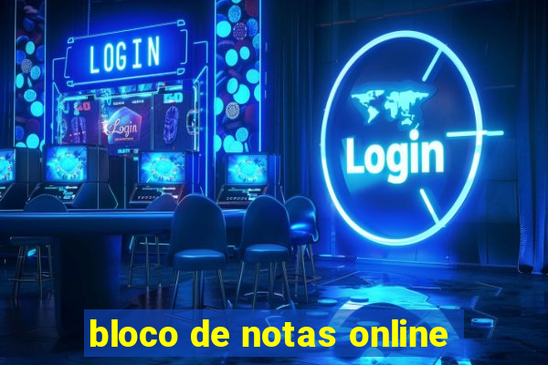 bloco de notas online